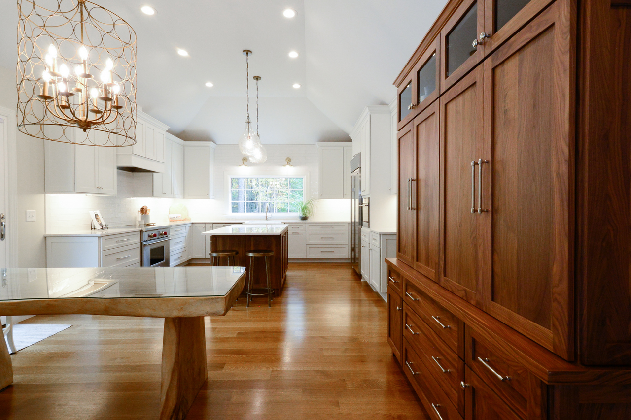 Wonderful Maple and Walnut Kitchen Brighton